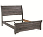 Crown Mark Furniture Coralee King Sleigh Bed in Gray B8100-K - Vida Furniture (Laredo,TX)