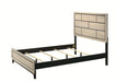 Crown Mark Furniture Akerson King Panel Bed in Beige B4630-K - Vida Furniture (Laredo,TX)