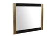 Galaxy Home Allure Mirror Black - Vida Furniture (Laredo,TX)