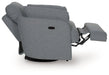 Alainmont Next-Gen Nuvella Swivel Power Recliner - Vida Furniture (Laredo,TX)