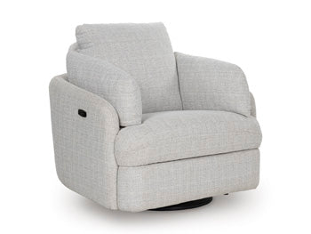 Alainmont Next-Gen Nuvella Swivel Power Recliner - Vida Furniture (Laredo,TX)