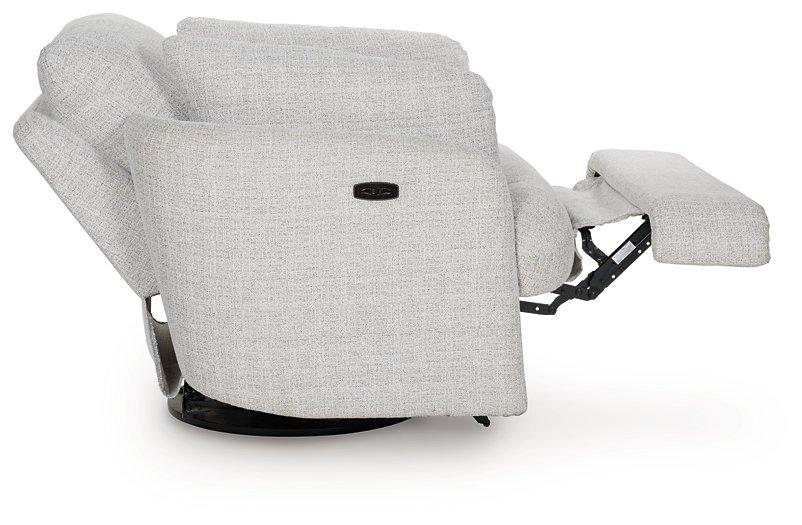 Alainmont Next-Gen Nuvella Swivel Power Recliner - Vida Furniture (Laredo,TX)