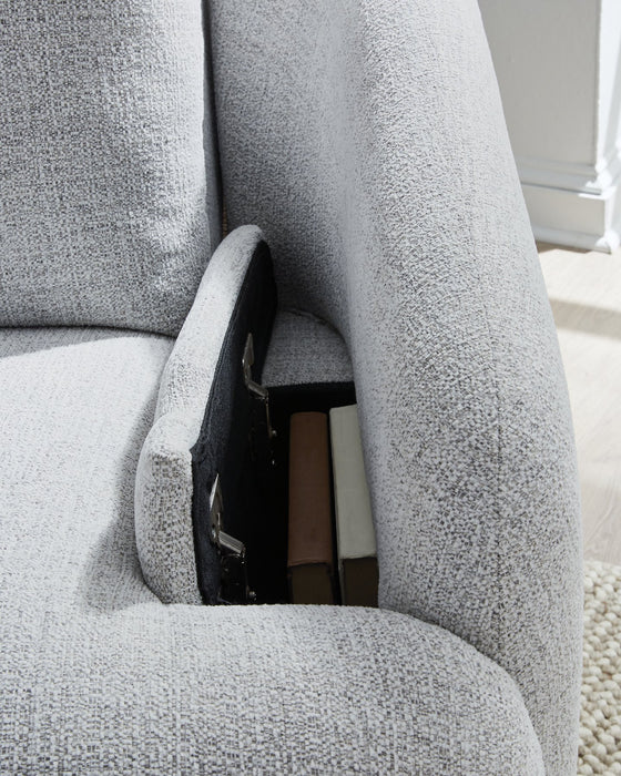 Alainmont Next-Gen Nuvella Swivel Power Recliner - Vida Furniture (Laredo,TX)