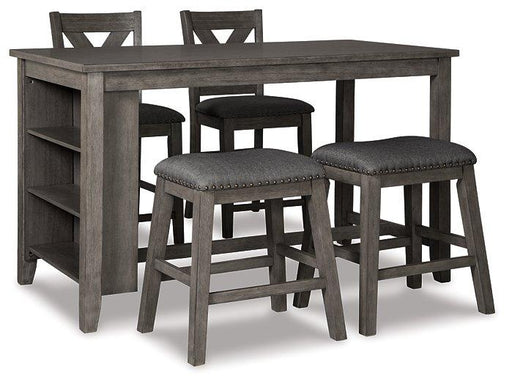 Caitbrook Counter Height Dining Set - Vida Furniture (Laredo,TX)