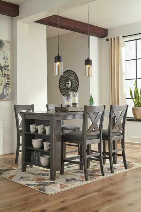 Caitbrook Counter Height Dining Set - Vida Furniture (Laredo,TX)