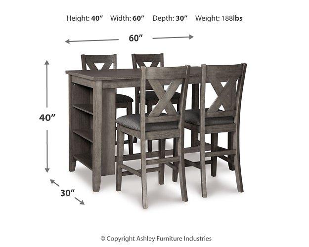 Caitbrook Counter Height Dining Set - Vida Furniture (Laredo,TX)