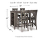 Caitbrook Counter Height Dining Set - Vida Furniture (Laredo,TX)