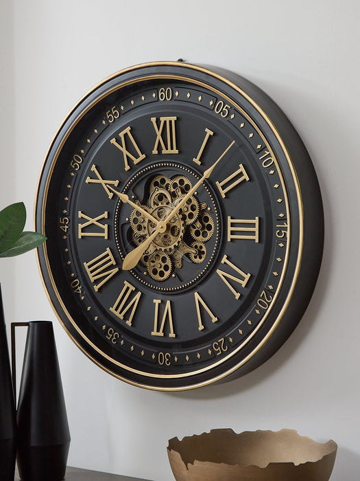 Dairton Wall Clock - Vida Furniture (Laredo,TX)