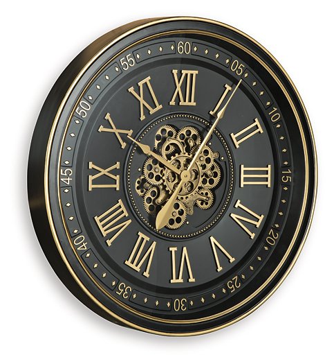 Dairton Wall Clock - Vida Furniture (Laredo,TX)