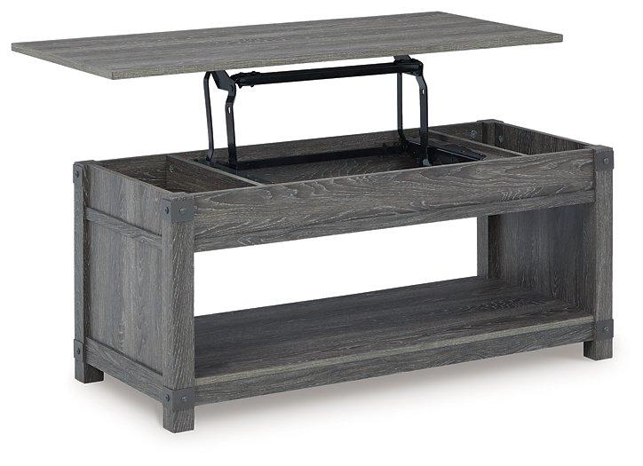 Freedan Lift-Top Coffee Table - Vida Furniture (Laredo,TX)