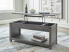 Freedan Lift-Top Coffee Table - Vida Furniture (Laredo,TX)