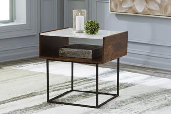 Rusitori End Table - Vida Furniture (Laredo,TX)