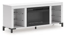 Brollevi 60" TV Stand with Electric Fireplace - Vida Furniture (Laredo,TX)