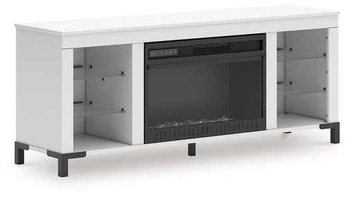 Brollevi 60" TV Stand with Electric Fireplace - Vida Furniture (Laredo,TX)