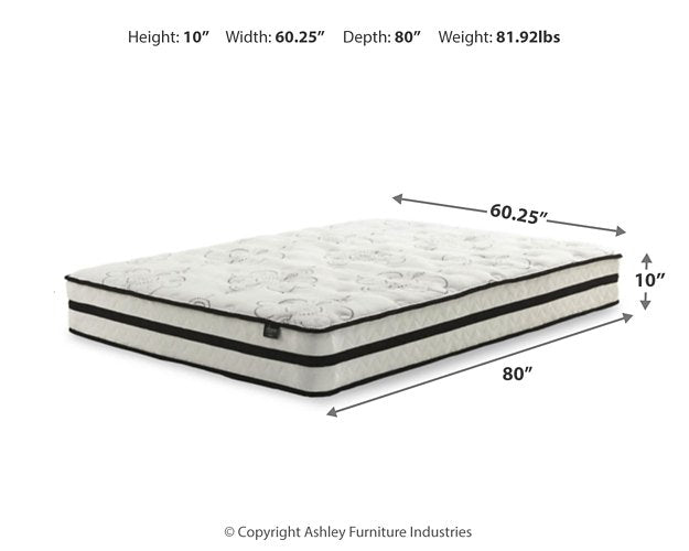 Chime 10 Inch Hybrid Mattress in a Box - Vida Furniture (Laredo,TX)
