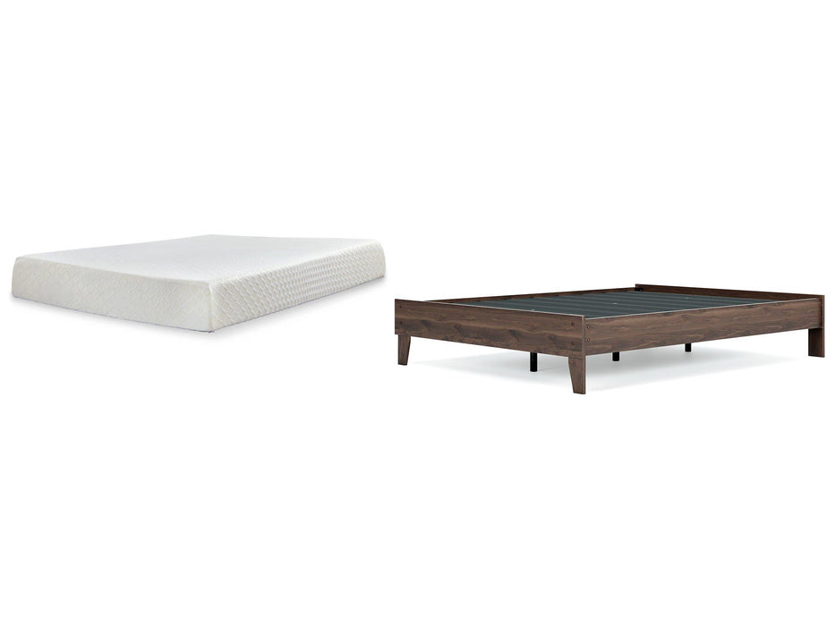 Calverson Bed and Mattress Set - Vida Furniture (Laredo,TX)