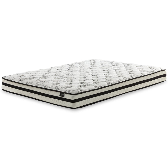 8 Inch Chime Innerspring Mattress Set - Vida Furniture (Laredo,TX)