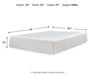 Chime 12 Inch Memory Foam Mattress in a Box - Vida Furniture (Laredo,TX)