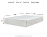 Chime 12 Inch Memory Foam Mattress in a Box - Vida Furniture (Laredo,TX)