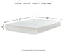 Chime 8 Inch Memory Foam Mattress in a Box - Vida Furniture (Laredo,TX)
