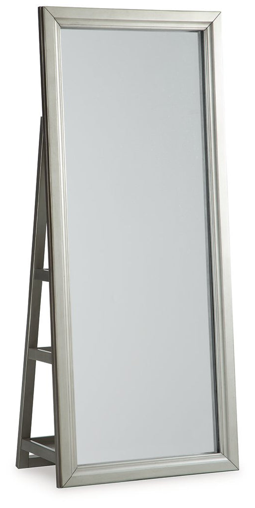Evesen Floor Standing Mirror/Storage - Vida Furniture (Laredo,TX)