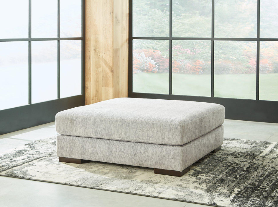 Regent Park Oversized Accent Ottoman - Vida Furniture (Laredo,TX)