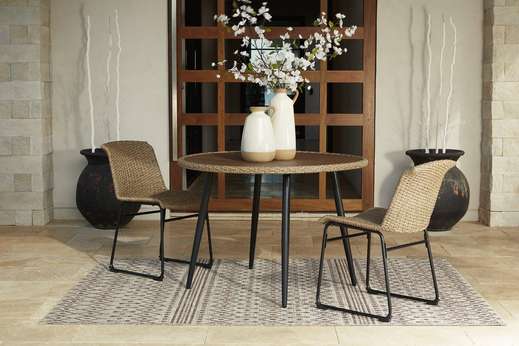 Amaris Outdoor Dining Set - Vida Furniture (Laredo,TX)
