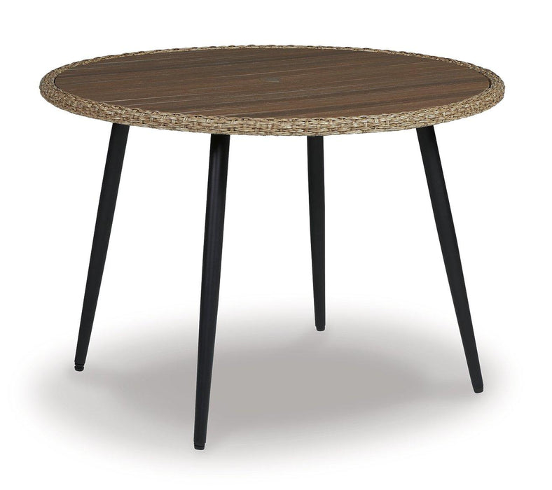 Amaris Outdoor Dining Set - Vida Furniture (Laredo,TX)