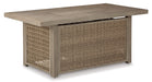 Beachcroft Outdoor Sofa, Lounge Chairs and Fire Pit - Vida Furniture (Laredo,TX)