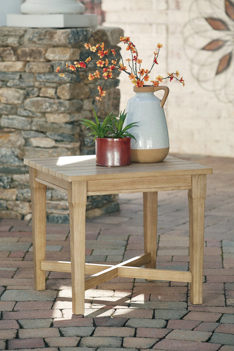 Carter Hall Outdoor End Table - Vida Furniture (Laredo,TX)