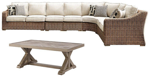 Beachcroft Outdoor Seating Set - Vida Furniture (Laredo,TX)