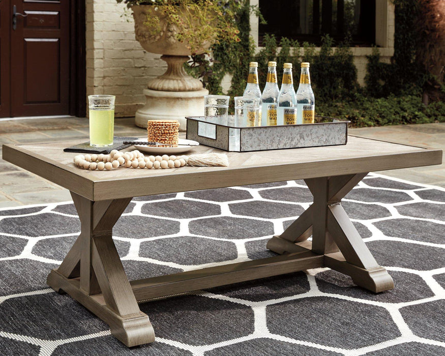 Beachcroft Outdoor Conversation Set - Vida Furniture (Laredo,TX)