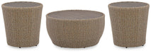 Danson Outdoor Occasional Table Set - Vida Furniture (Laredo,TX)