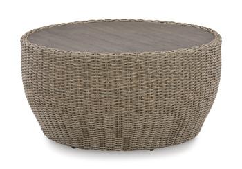 Danson Outdoor Occasional Table Set - Vida Furniture (Laredo,TX)