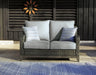 Elite Park Outdoor Loveseat, Lounge Chairs and Cocktail Table - Vida Furniture (Laredo,TX)