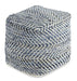 Chevron Pouf - Vida Furniture (Laredo,TX)