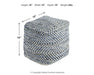 Chevron Pouf - Vida Furniture (Laredo,TX)
