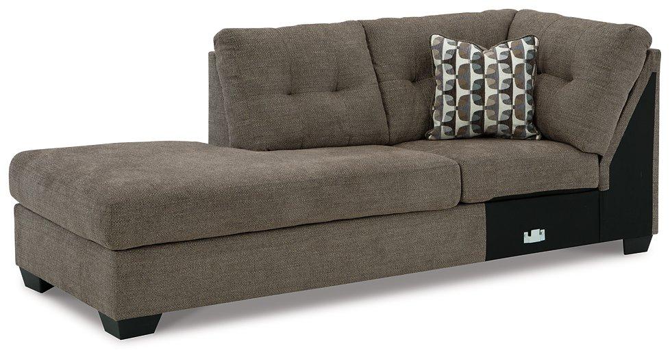 Mahoney 2-Piece Sleeper Sectional with Chaise - Vida Furniture (Laredo,TX)