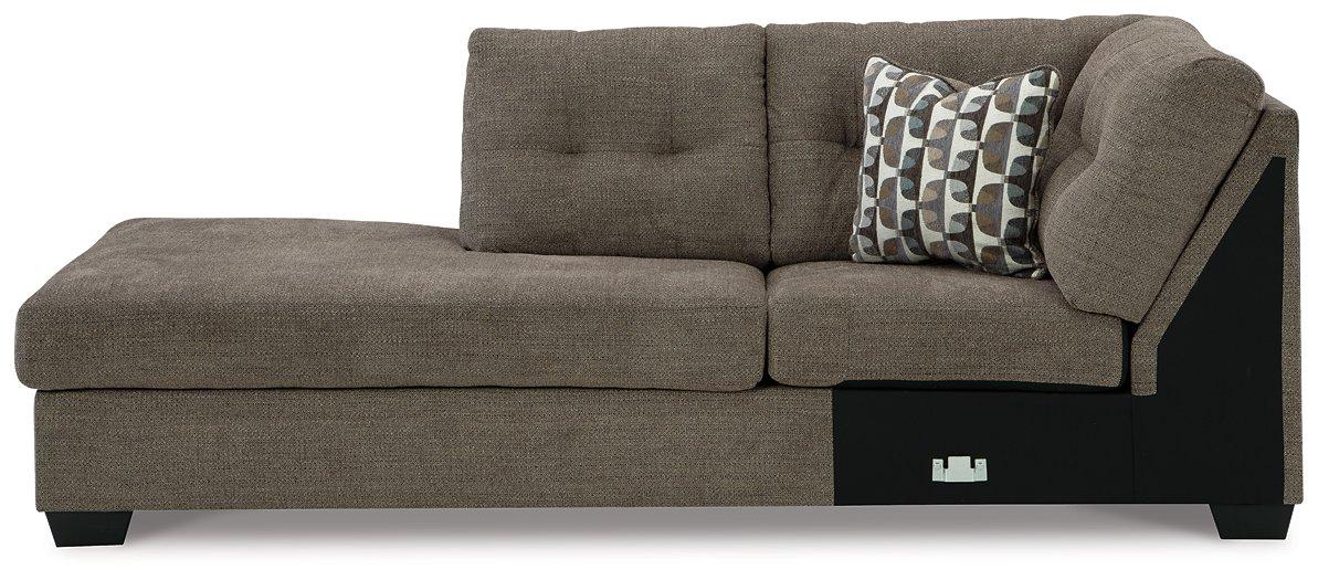 Mahoney 2-Piece Sleeper Sectional with Chaise - Vida Furniture (Laredo,TX)