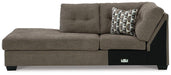 Mahoney 2-Piece Sleeper Sectional with Chaise - Vida Furniture (Laredo,TX)