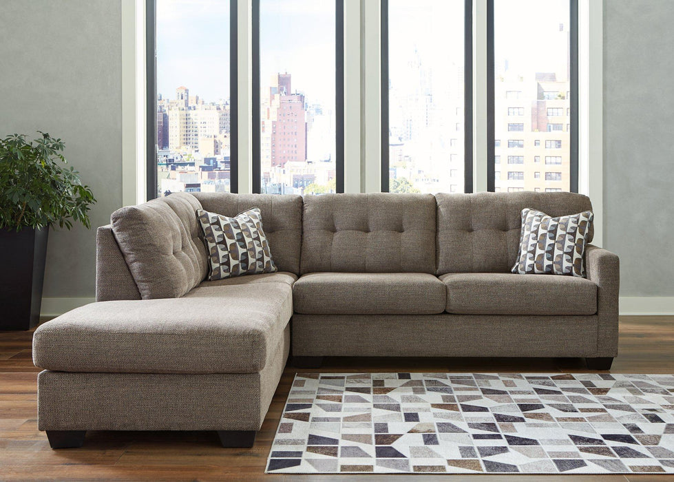 Mahoney 2-Piece Sleeper Sectional with Chaise - Vida Furniture (Laredo,TX)