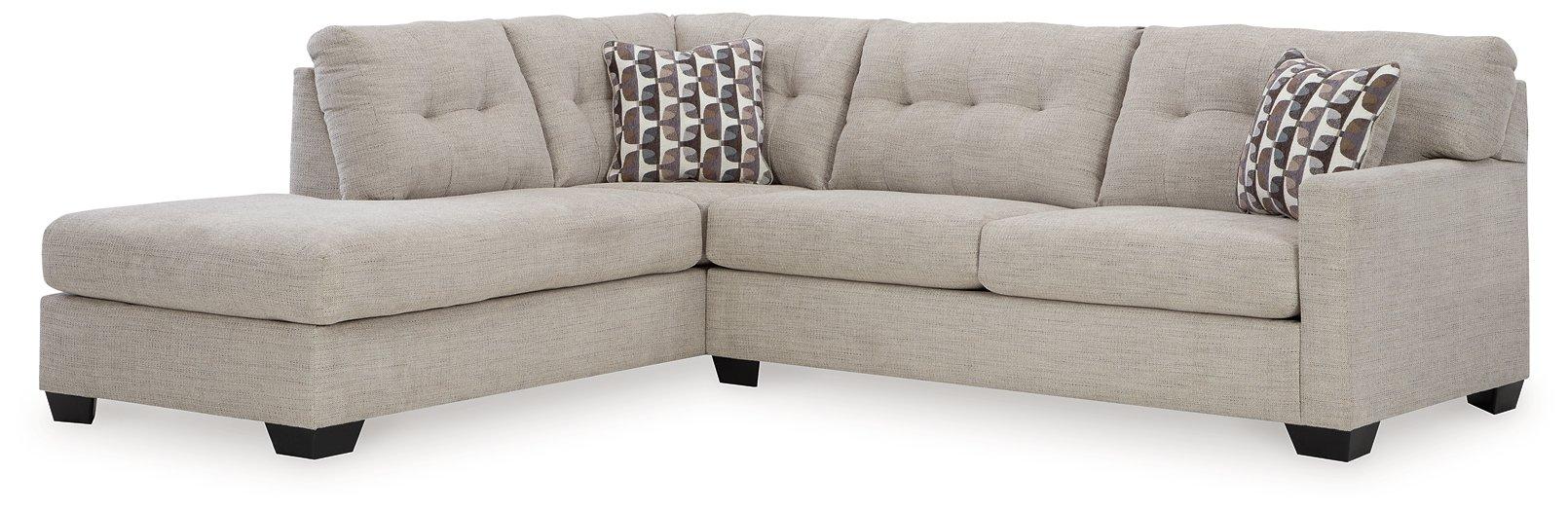 Mahoney 2-Piece Sleeper Sectional with Chaise - Vida Furniture (Laredo,TX)