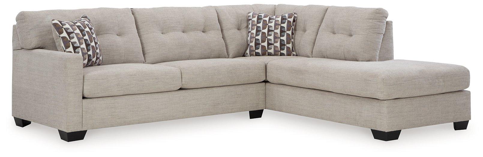 Mahoney 2-Piece Sleeper Sectional with Chaise - Vida Furniture (Laredo,TX)