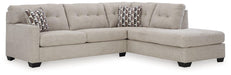 Mahoney 2-Piece Sleeper Sectional with Chaise - Vida Furniture (Laredo,TX)