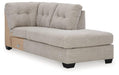 Mahoney 2-Piece Sleeper Sectional with Chaise - Vida Furniture (Laredo,TX)