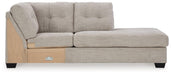 Mahoney 2-Piece Sleeper Sectional with Chaise - Vida Furniture (Laredo,TX)