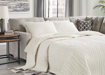 Mahoney 2-Piece Sleeper Sectional with Chaise - Vida Furniture (Laredo,TX)