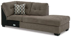 Mahoney 2-Piece Sleeper Sectional with Chaise - Vida Furniture (Laredo,TX)