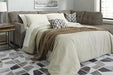 Mahoney 2-Piece Sleeper Sectional with Chaise - Vida Furniture (Laredo,TX)