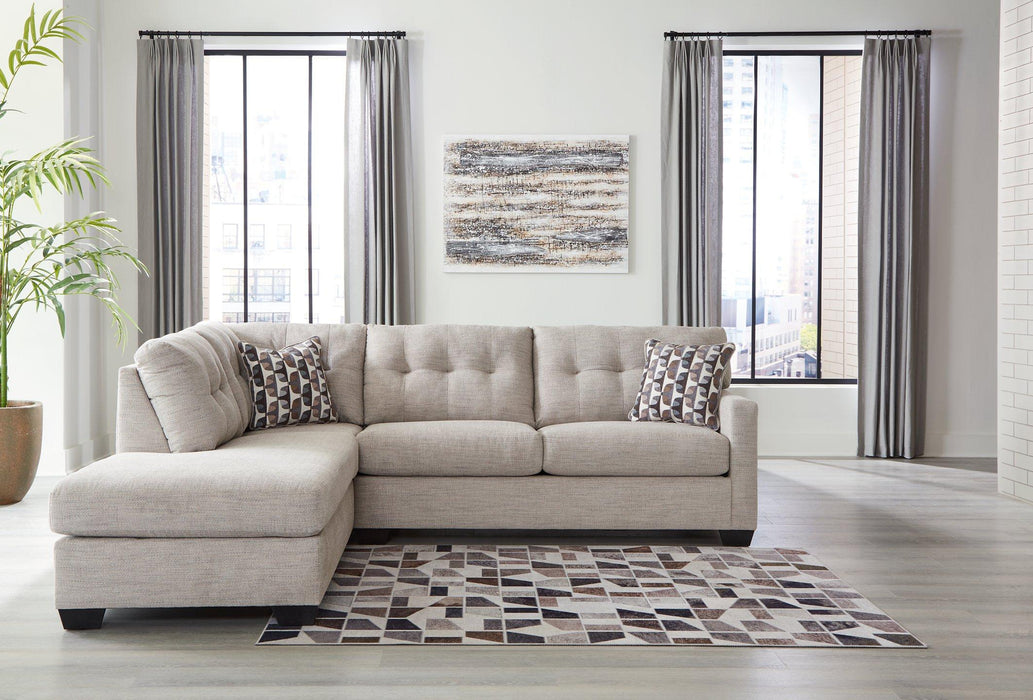Mahoney 2-Piece Sectional with Chaise - Vida Furniture (Laredo,TX)